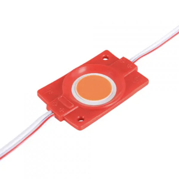 LED модуль BRT COB 2.4Вт круглий RED 12В IP65 Червоний